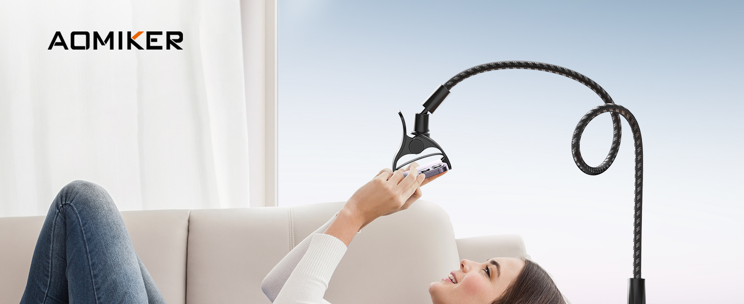 gooseneck phone holder