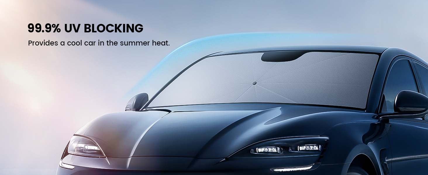 adjustable car windshield sun shade umbrella